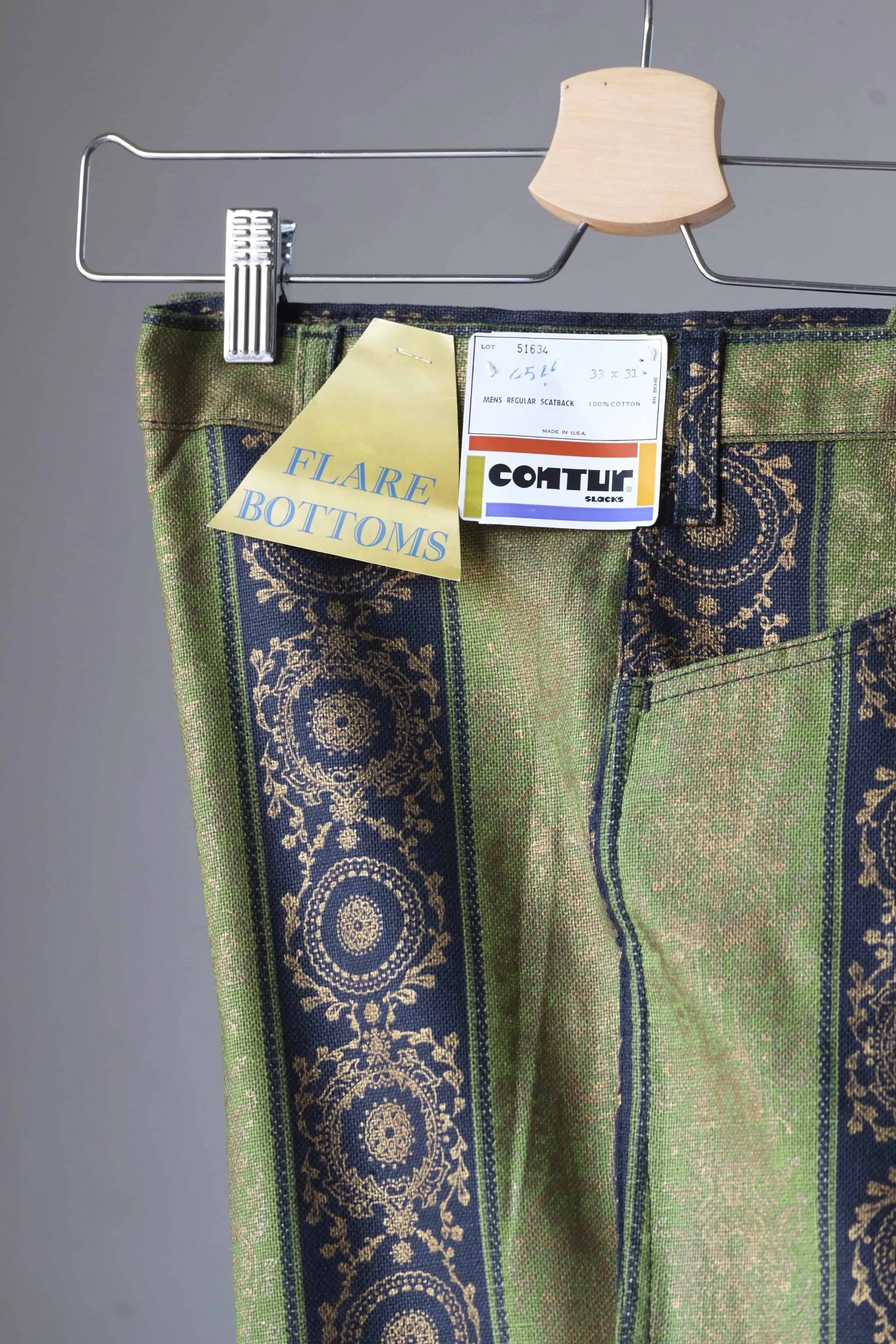 CONTUR Brocade 70s Flare Bottoms