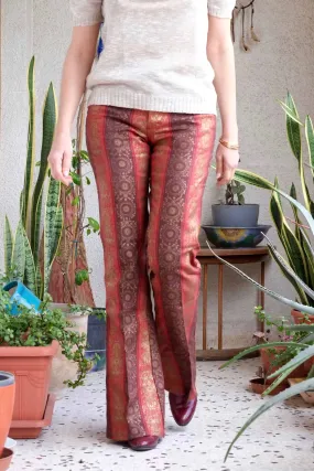 CONTUR Brocade 70s Flare Bottoms