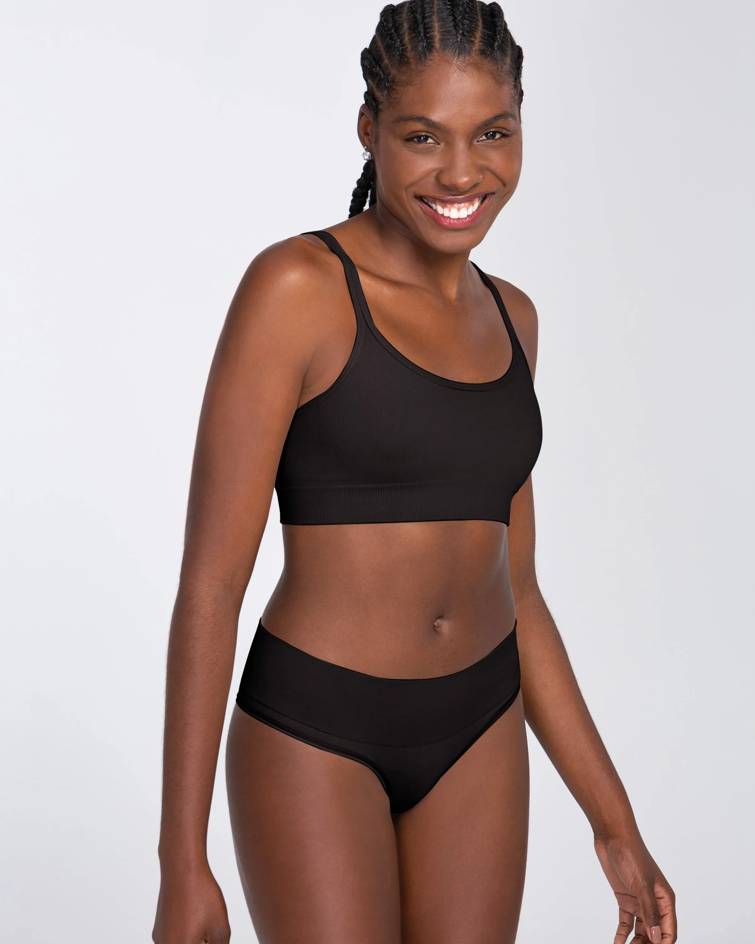 Lupo Seamless Microfibre Bralette Top High Support
