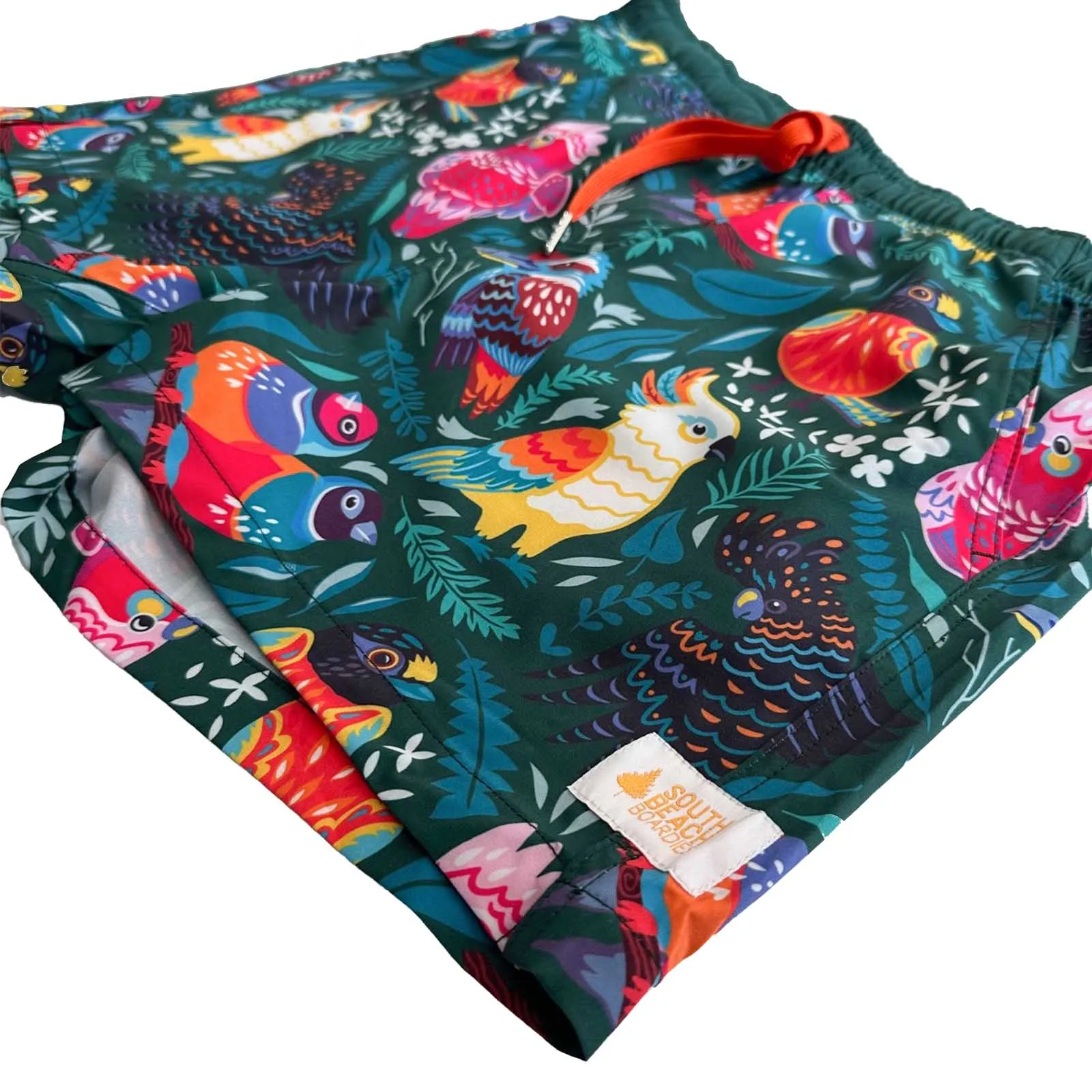 Men's Stretchy Trunks: Aussie Birds