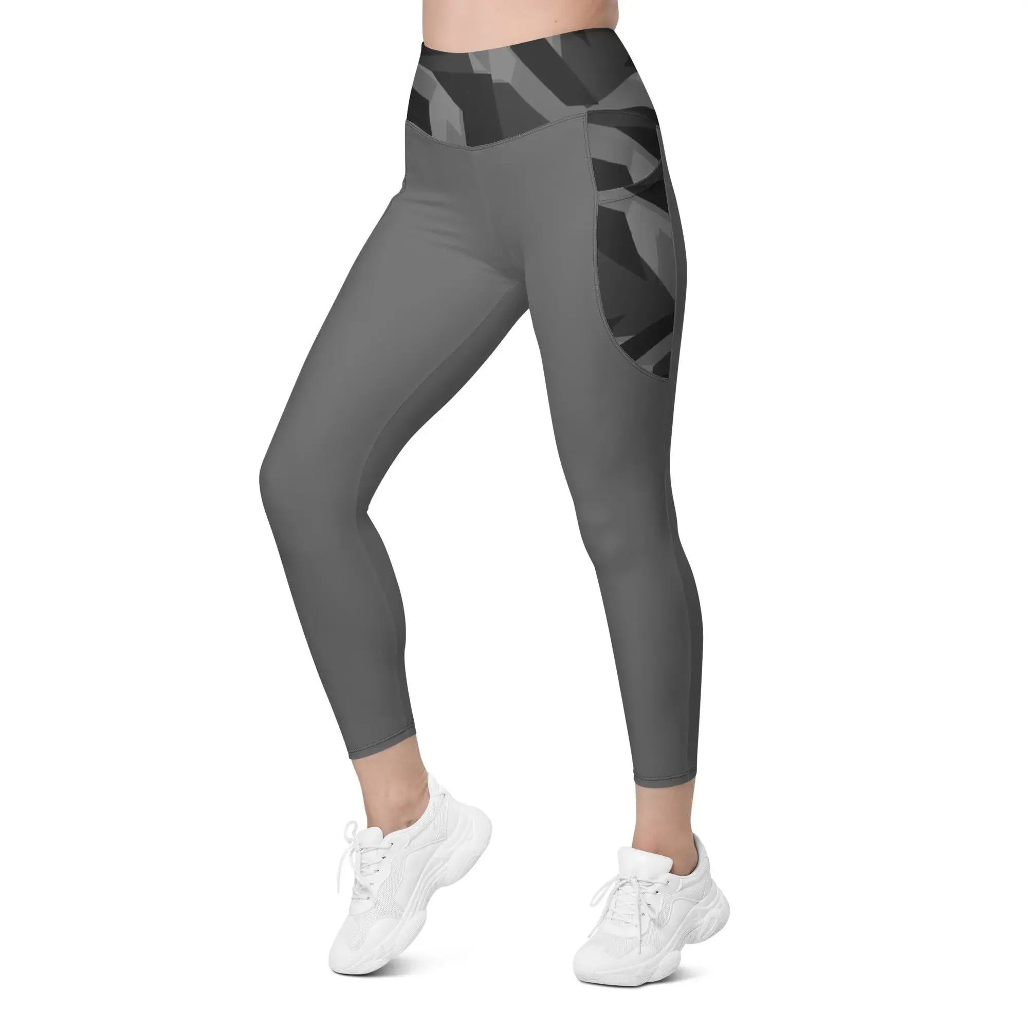 Queen Savage Black Yoga Tights with Pockets