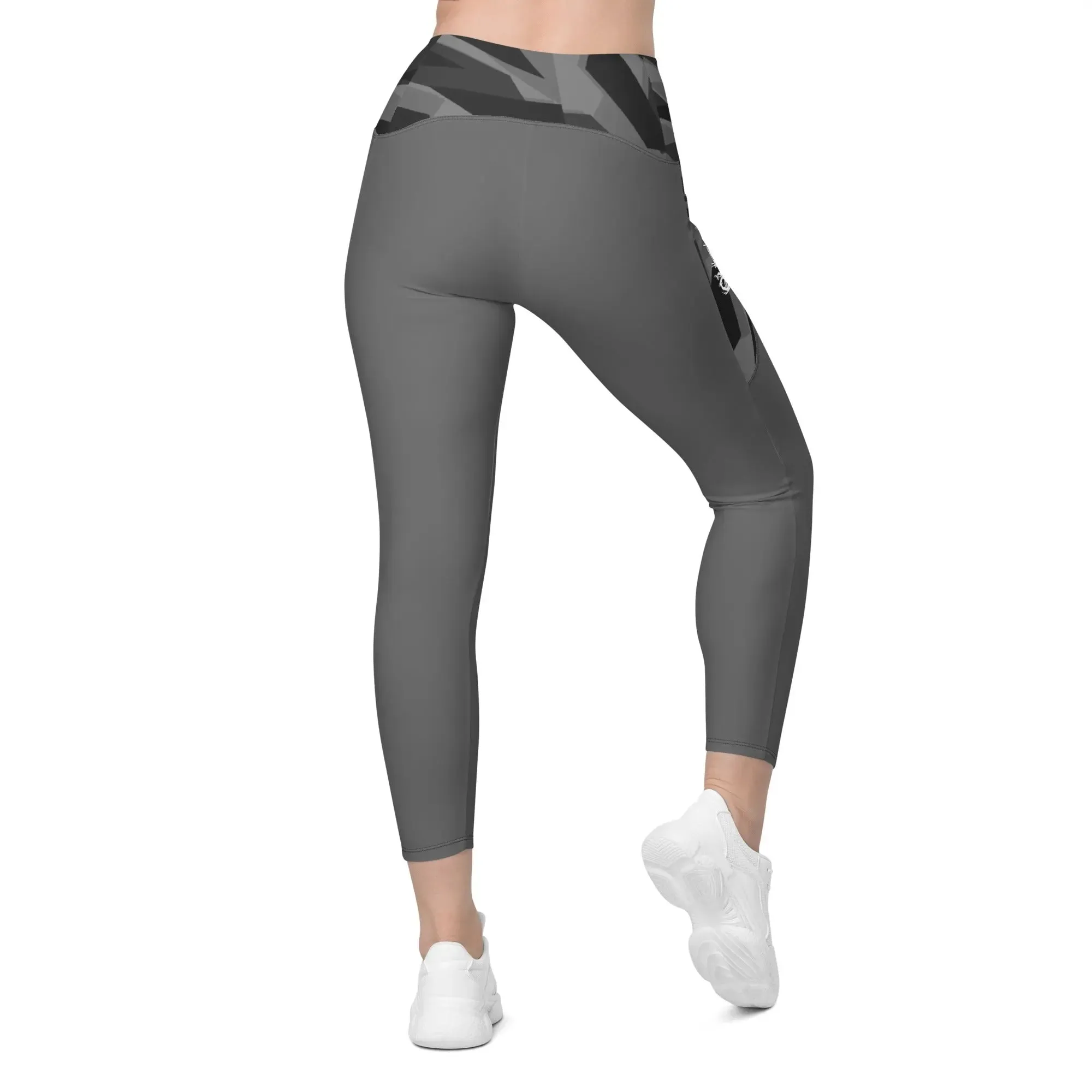 Queen Savage Black Yoga Tights with Pockets