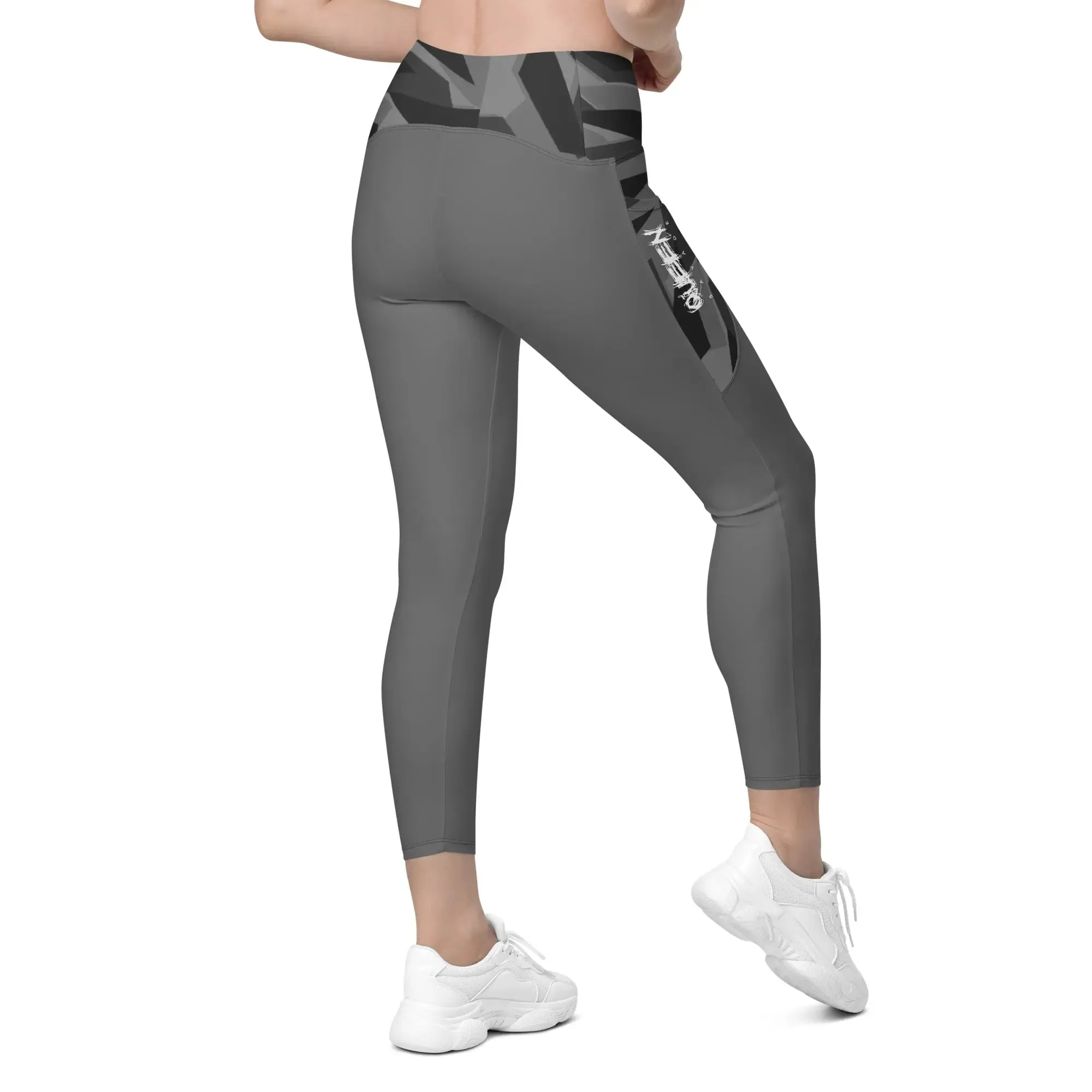 Queen Savage Black Yoga Tights with Pockets