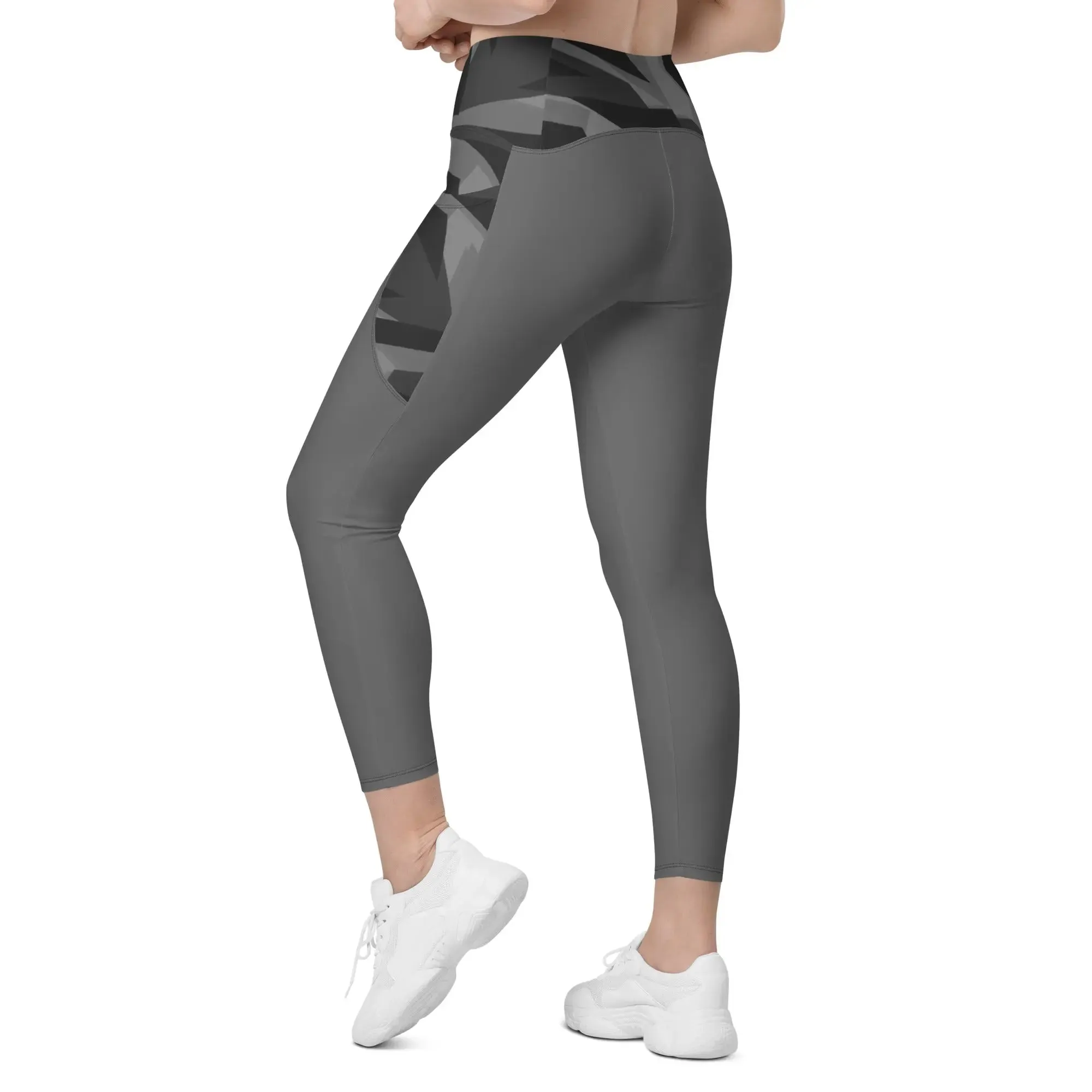 Queen Savage Black Yoga Tights with Pockets