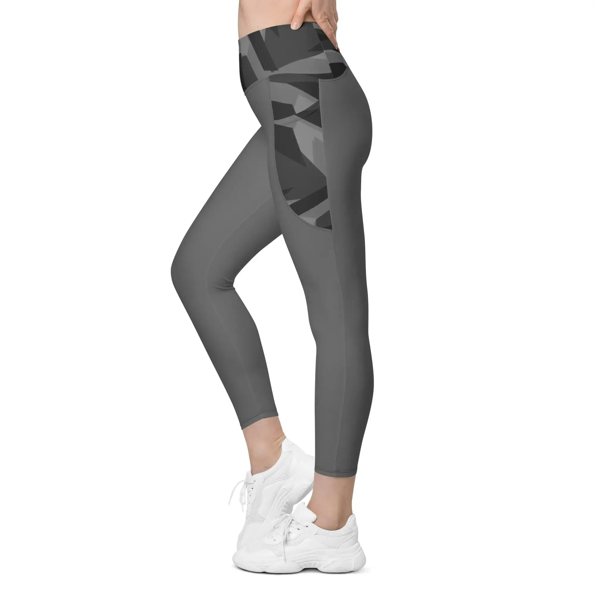 Queen Savage Black Yoga Tights with Pockets