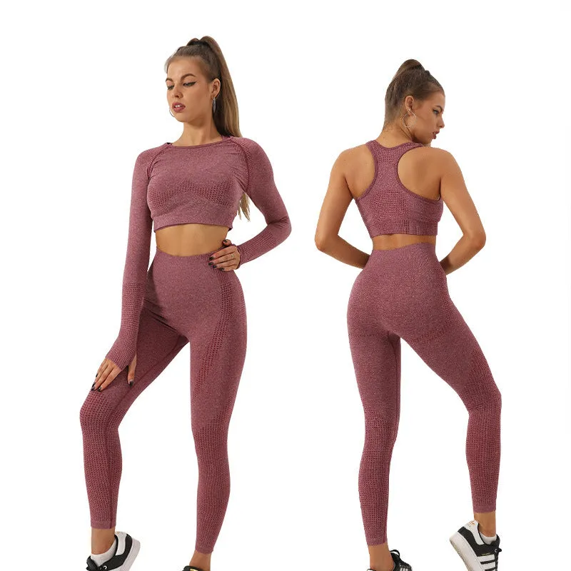 Seamless Three-Piece Bra Set