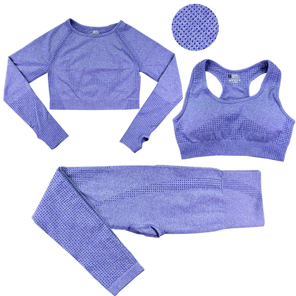 Seamless Three-Piece Bra Set
