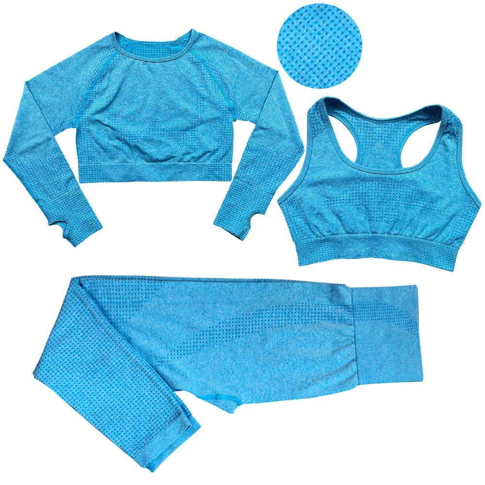 Seamless Three-Piece Bra Set