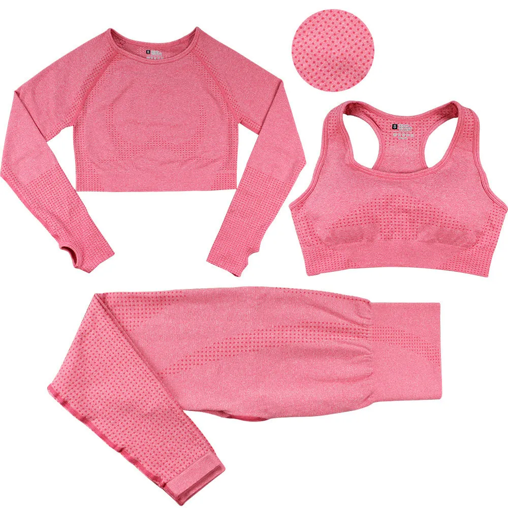 Seamless Three-Piece Bra Set