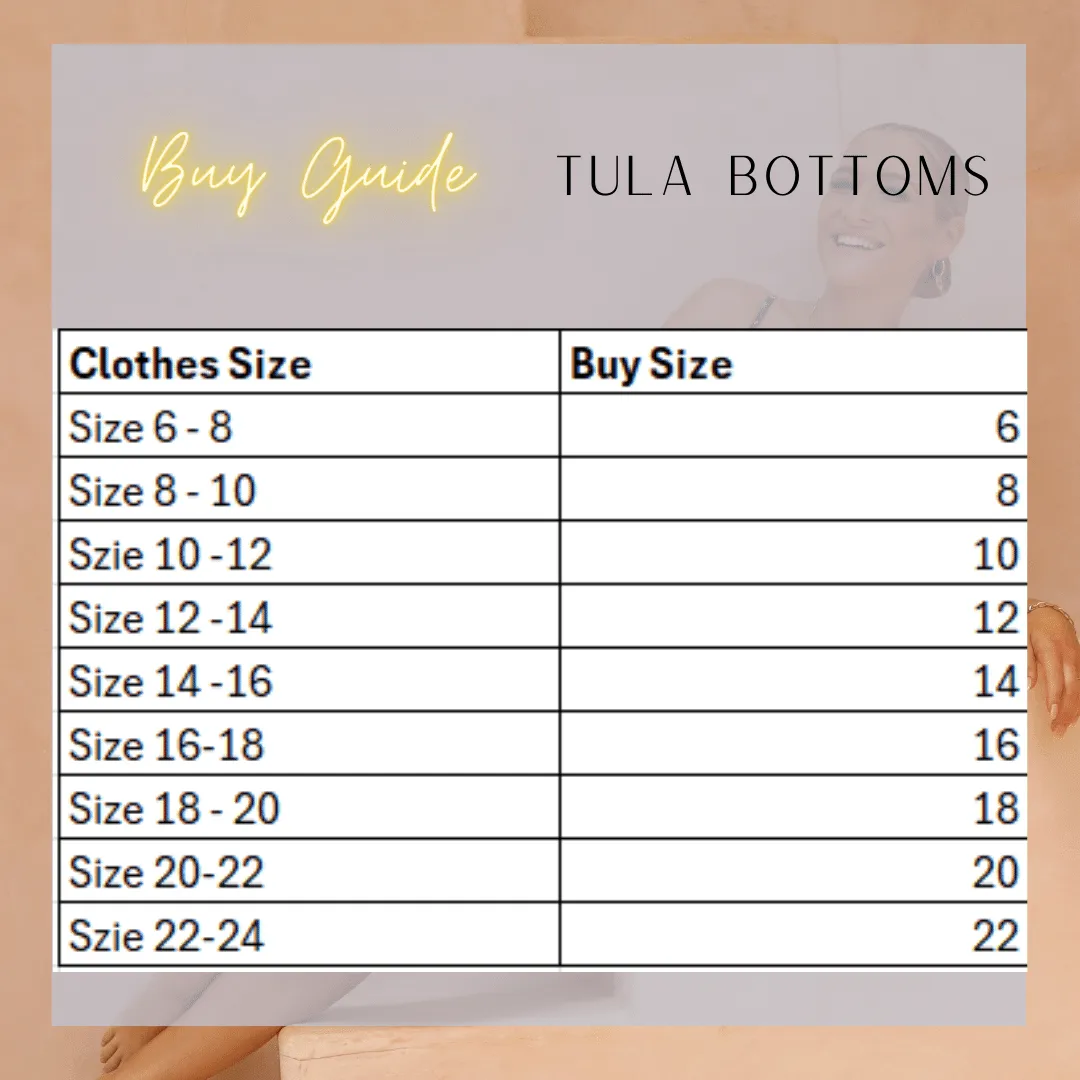 TULA BOTTOMS - MID CUT - BLACK