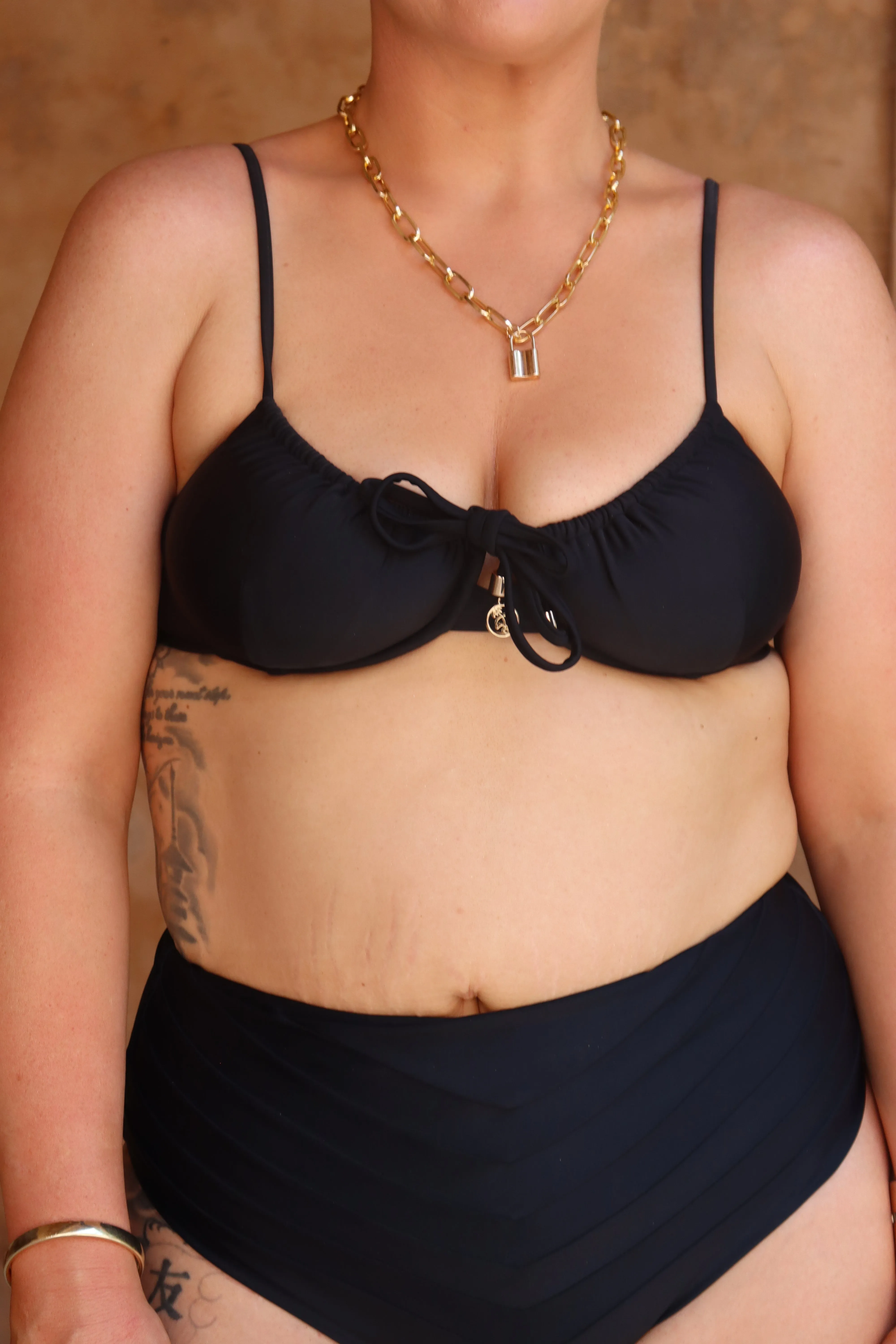 TULA BOTTOMS - MID CUT - BLACK