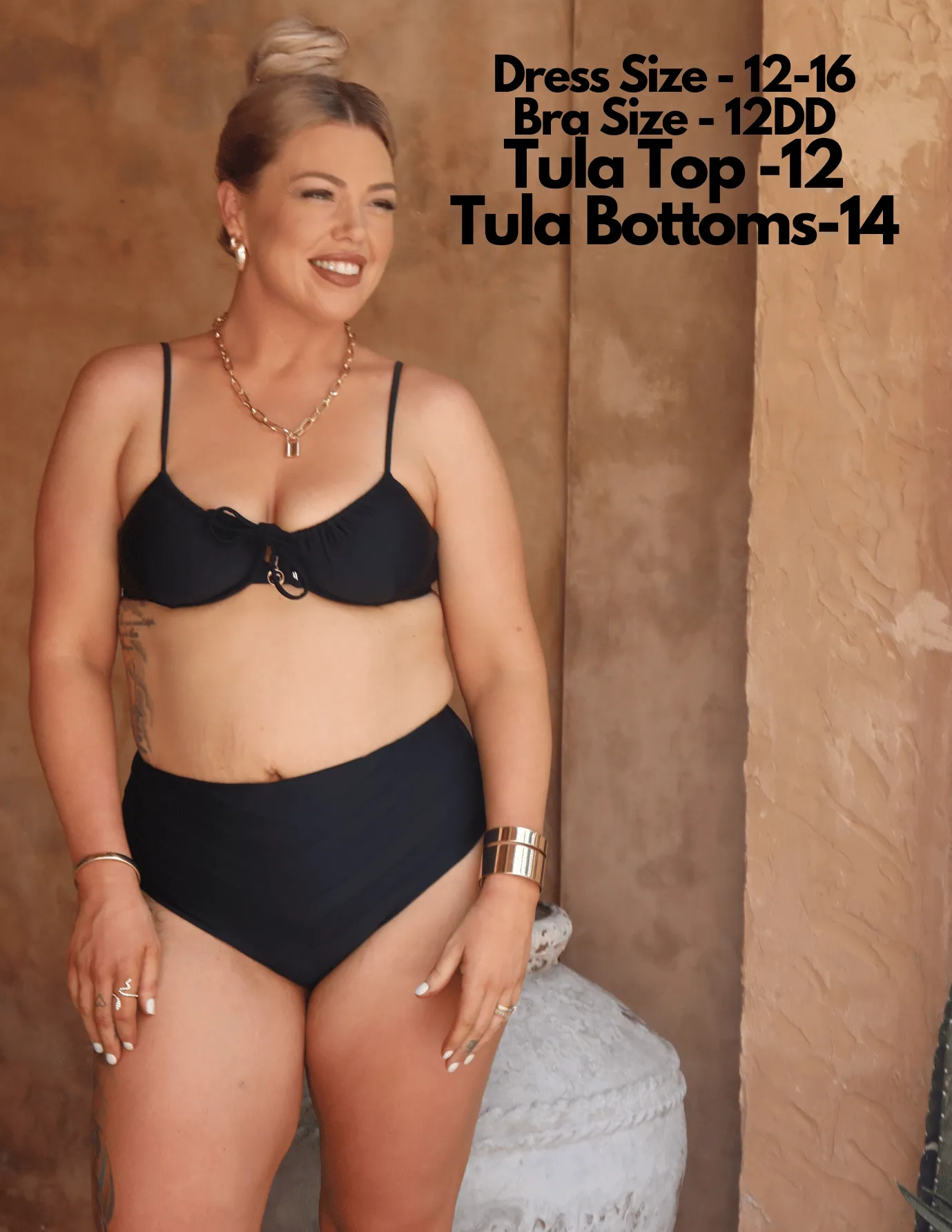 TULA BOTTOMS - MID CUT - BLACK