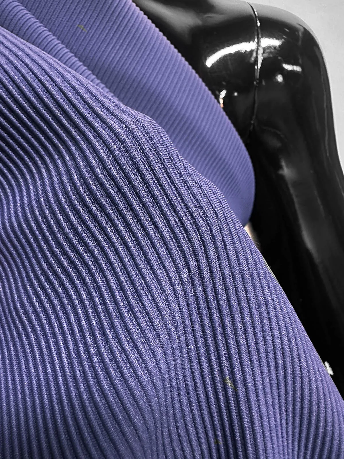 Violet Compression Extra Ribbed Weave Legging Fabric